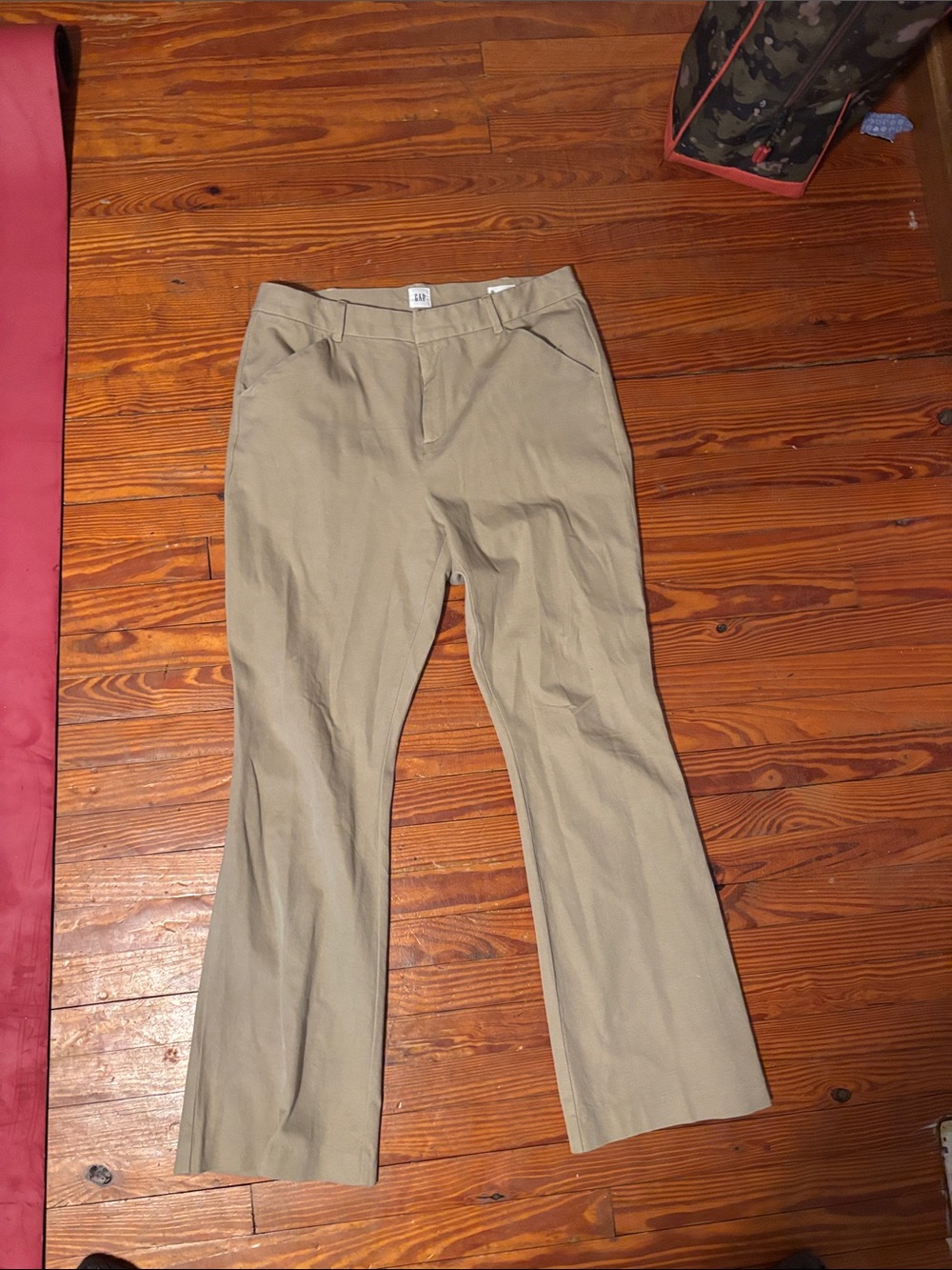GAP Women’s Khaki High Rise Flare